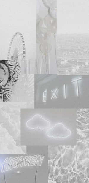 Wit Estetika Agtergrond — Wit estetiese Muurpapier