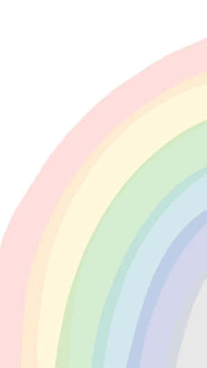 Pastel Reënboog Agtergrond — Pastel reënboog Muurpapier
