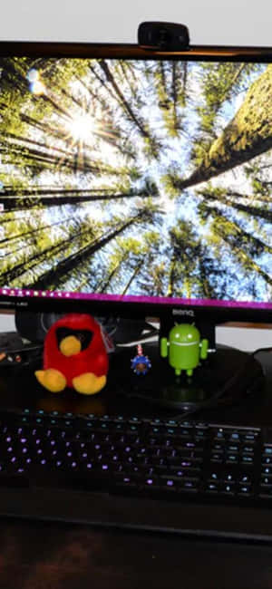 Iphone Xs Monitor Agtergrond — ZTE Axon 60 Ultra Muurpapier