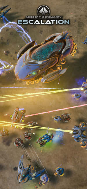Iphone X Ashes Of The Singularity Escalation Agtergrond — Vivo V70 Muurpapier