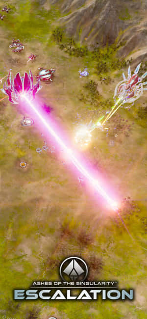 Iphone X Ashes Of The Singularity Escalation-agtergrond — OnePlus 13s Muurpapier