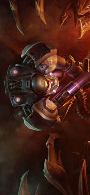 Iphone X Starcraft Ii Agtergrond — Vivo S50 Muurpapier