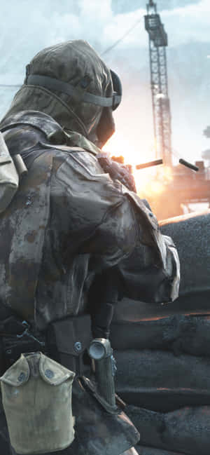 HD Battlefield V Agtergrond — iPhone 17 Pro Muurpapier