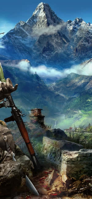 Iphone Xs Max Far Cry 4 Agtergrond — iPhone 16 Pro Max Muurpapier
