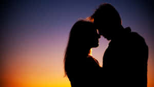 Romantiese liefde prente