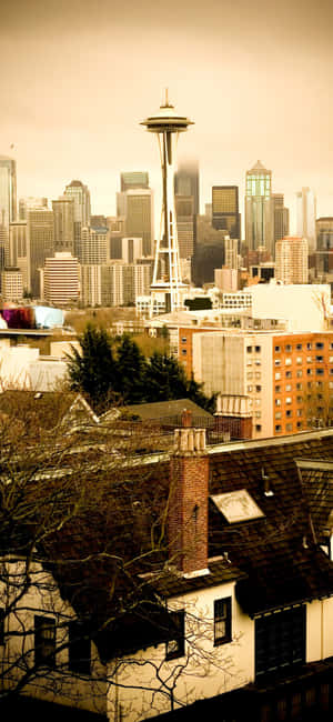 iPhone X Seattle Agtergrond — POCO F Muurpapier