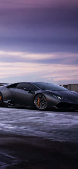 Swart Lamborghini Iphone — Oppo Find X9 Ultra Muurpapier