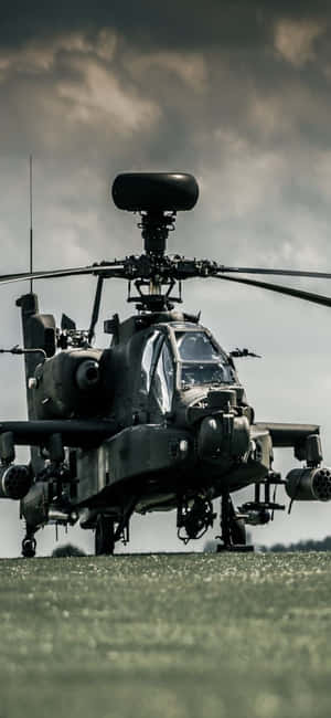 iPhone Xs Helikopters Agtergrond — Samsung Galaxy S20 Muurpapier
