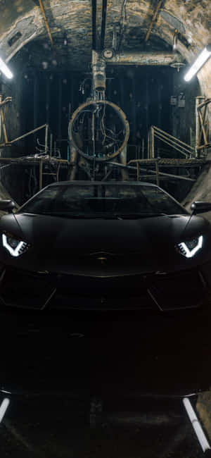 Swart Lamborghini Iphone — Xiaomi 17 Max Muurpapier