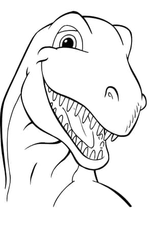 Dinosourus Kleurprente — iPad Pro 11 Muurpapier