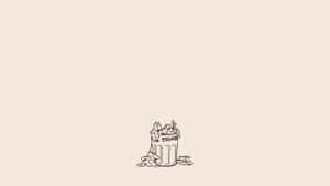 Estetiese Minimalistiese agtergrond — Esteties minimalisties Muurpapier