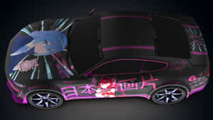 Anime Motor prente — Anime kar Muurpapier