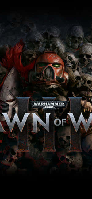 Iphone Xs Dawn Of War Iii Agtergrond — iPhone 16e Muurpapier
