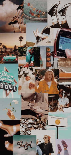 Vintage Collage — Redmi Note 17 Muurpapier