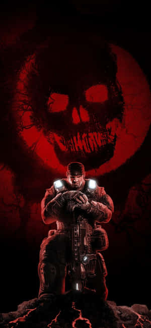 iPhone X Gears Of War 5 Agtergrond — Oppo A7 Pro Muurpapier