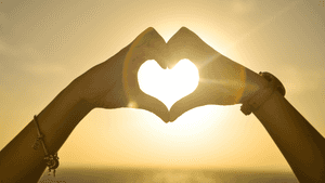 Liefde Hart agtergrond — Oulike Hart Muurpapier