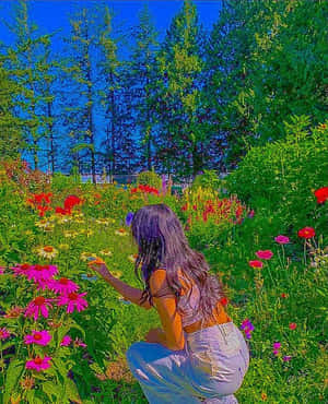 Indie Aesthetic prente — Indie estetiese GIF Muurpapier
