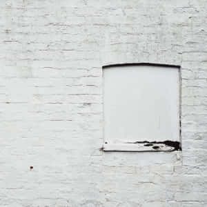 Wit Baksteenmuur Agtergrond — iPad Air 13 Muurpapier