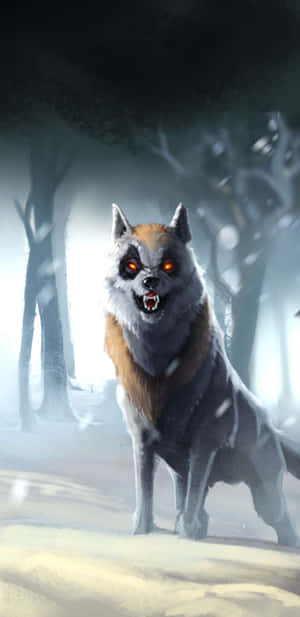 Pixel 3xl Runescape-agtergrond — Wolf Muurpapier