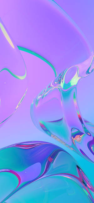 Naby-Ui Pers Vloeistofoppervlak Mobiel 3D — Galaxy S26 Muurpapier