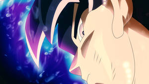 Nabyfoto Gesig Ultra Instink Goku — Ultra Instinct Goku Muurpapier