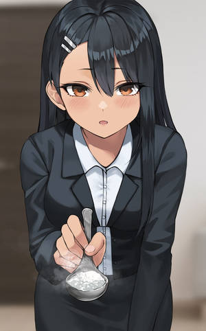 Nagatoro in Korporatiewe Klere — Galaxy Tab Active5 Pro Muurpapier