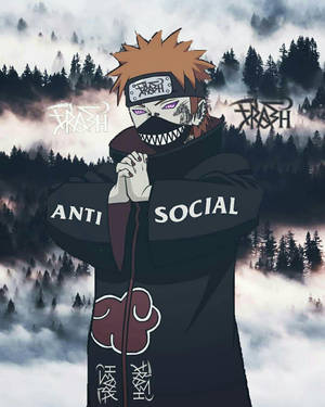 Naruto Anti-Sosiale Estetika — Naruto esteties Muurpapier
