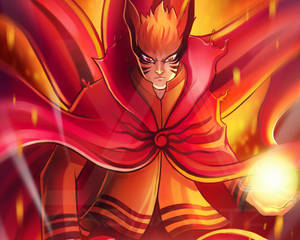 Naruto Baryon Mode Kwaad — Naruto baryon-modus Muurpapier