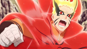 Naruto Baryon Mode Woedend — Naruto baryon-modus Muurpapier
