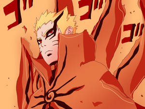 Naruto Baryon-modus Mantel — Naruto baryon-modus Muurpapier