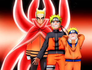 Naruto Baryon-modus Jare — Naruto baryon-modus Muurpapier