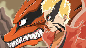 Naruto Baryon-modus Kurama — Naruto baryon-modus Muurpapier