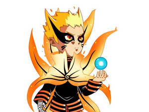 Naruto Baryon-modus Chibi — Naruto baryon-modus Muurpapier