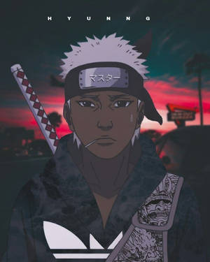 Naruto Drip as Anime Karakter Omoi — Naruto shippuden GIF Muurpapier