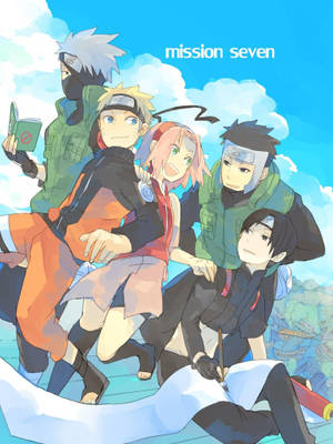 Naruto Karakters Estetiese Fan Kuns — Naruto esteties Muurpapier