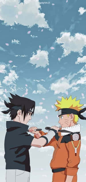 Naruto prente — Naruto karakters Muurpapier