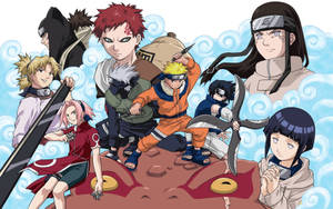 Naruto Plakkaat Chunin Eksamen muurpapier — Koel naruto GIF Muurpapier
