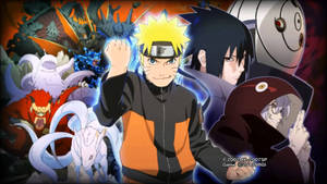 Naruto Shippuden-rekenaar — Naruto karakters Muurpapier