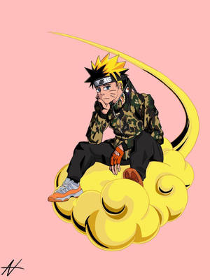 Naruto Supreme Wolk Muurpapier — Naruto Supreme Muurpapier