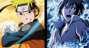 Naruto Manga — Naruto vs sasuke Muurpapier