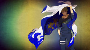 Blou Hokage Mantel Naruto Uzumaki — Naruto en sasuke Muurpapier