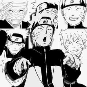 Naruto-mangaprente — iPad (A16) Muurpapier