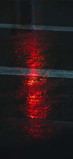 Estetiese Rooi Agtergrond — iPhone 11 Pro Muurpapier