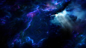 Nebula Esteties Donkerblou HD — Esteties Donkerblou Muurpapier