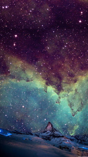 Nebulas en Galaxy-foon — Galaxy foon Muurpapier