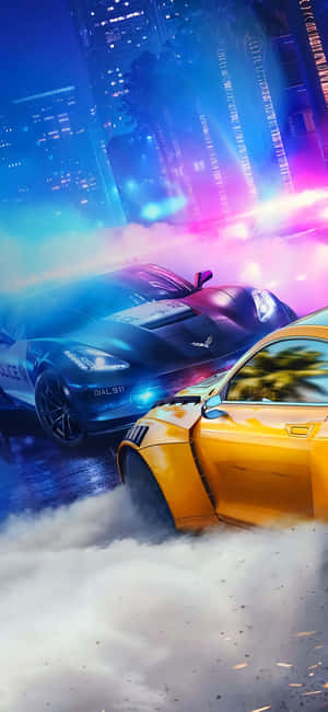Beste Need For Speed Heat Agtergrond — iPhone 16 Pro Muurpapier