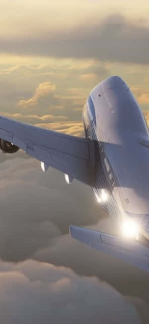iPhone Xs Microsoft Flight Simulator Agtergrond — Realme Muurpapier