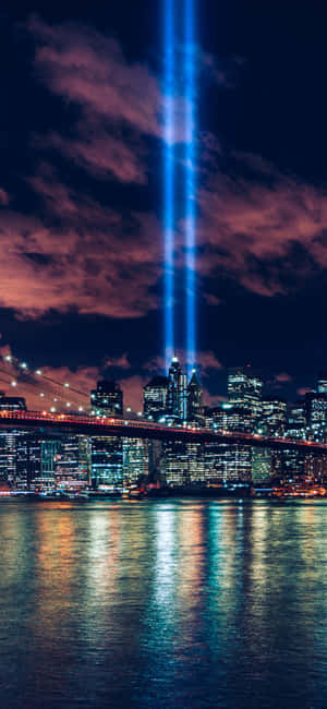 iPhone X New York Agtergrond — Motorola Edge Muurpapier