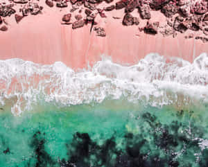 Estetiese strandfoto's — Estetiese strand Muurpapier