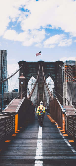 iPhone X New York Agtergrond — Pixel 10 Pro XL Muurpapier